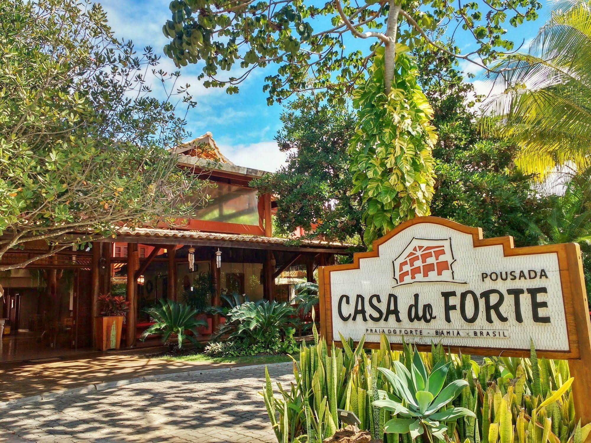 Pousada Casa Do Forte Mata de São João Exterior foto